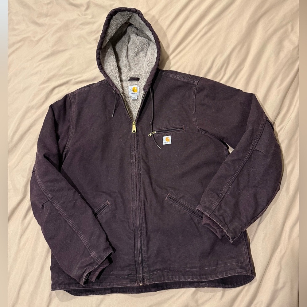 Carhartt Women’s Sherpa Lined Washed Duck Jacket